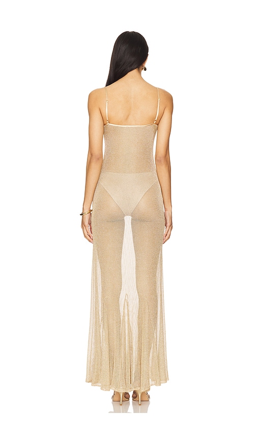  Bella Venice Maxikleid Serafina In Metallic Gold. Größe M. Also In L. 
