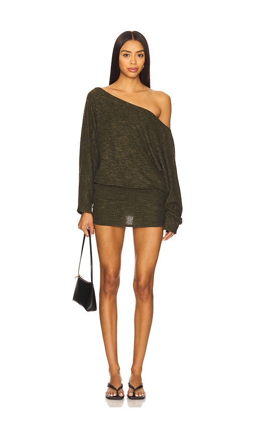 Bella Venice The Izzy Mini Dress In Green