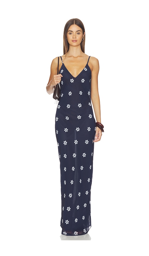 Bella Venice ROBE THE JORDAN LONG en Navy Taille S Also en M L 213 €