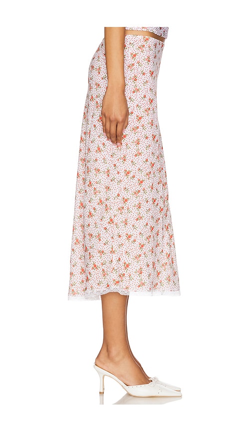 Bella Venice Midirock Roxy In Red,ivory. Größe M. Also In L, Xl. 