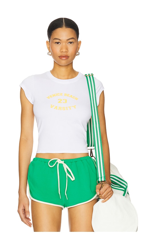 The Venice Tee in White. - size XL (also in L, M, S, XS)