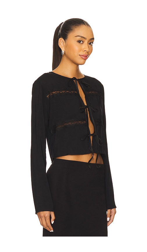 Bella Venice The Camille Top In Black