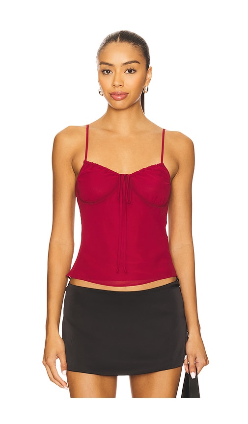 Bella Venice The Josephine Top In Red