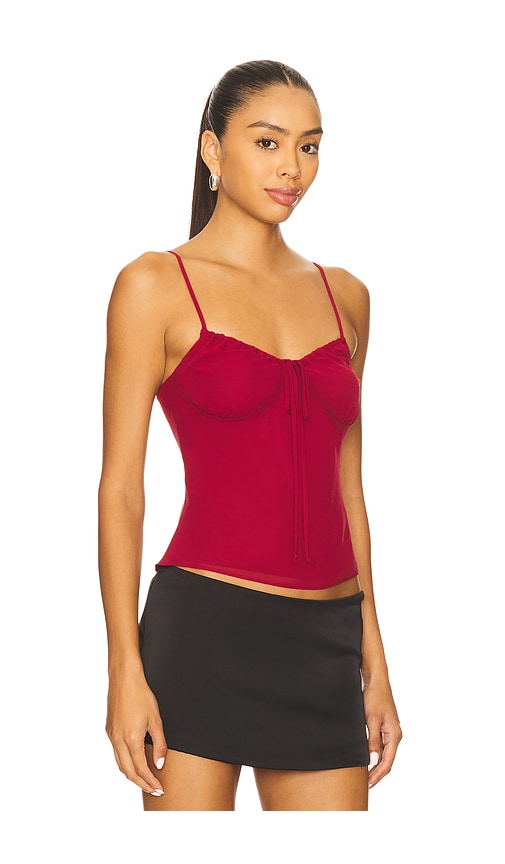 Bella Venice The Josephine Top In Red
