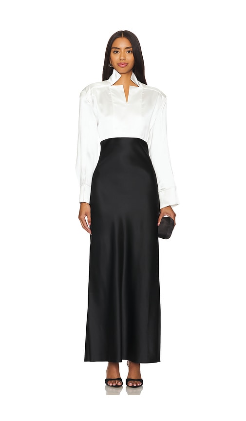 Bevza Stand Collar Dress