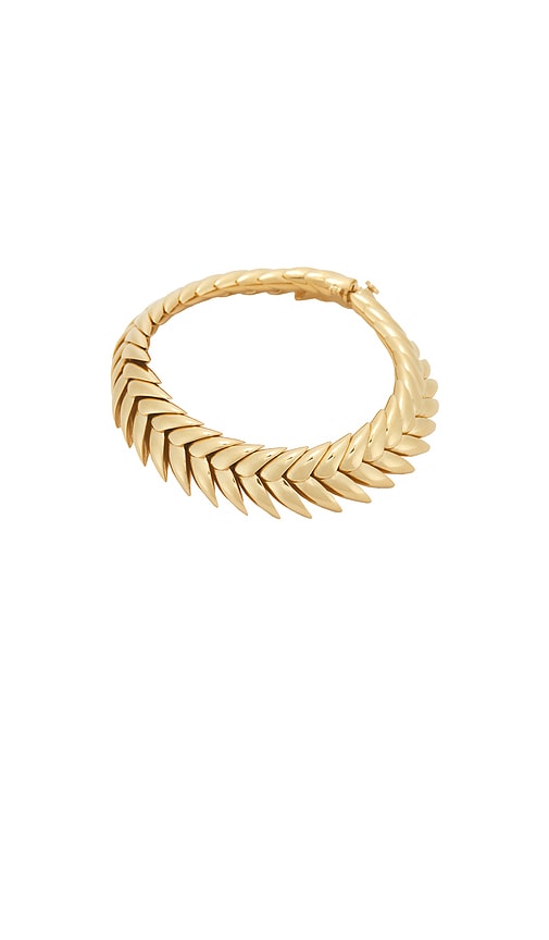 Bevza Spikelet Bracelet In Gold