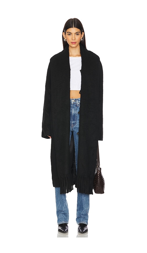 Bevza Kytytsi Long Coat in Dark Ink Navy