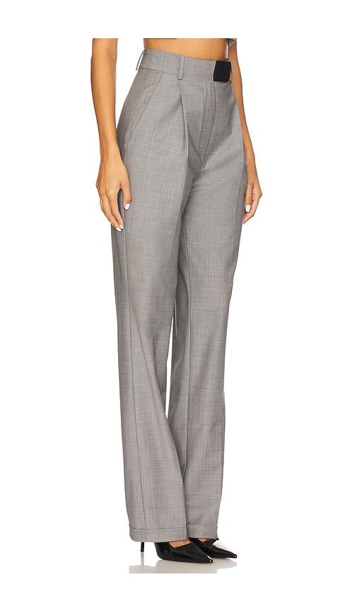 Bevza High-waisted Trousers In Gray