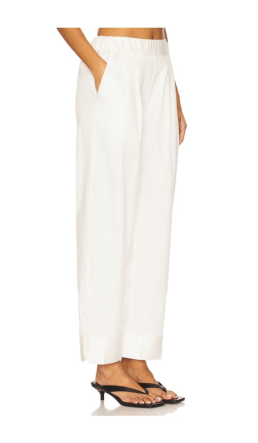 Bevza Cuff Trousers In White