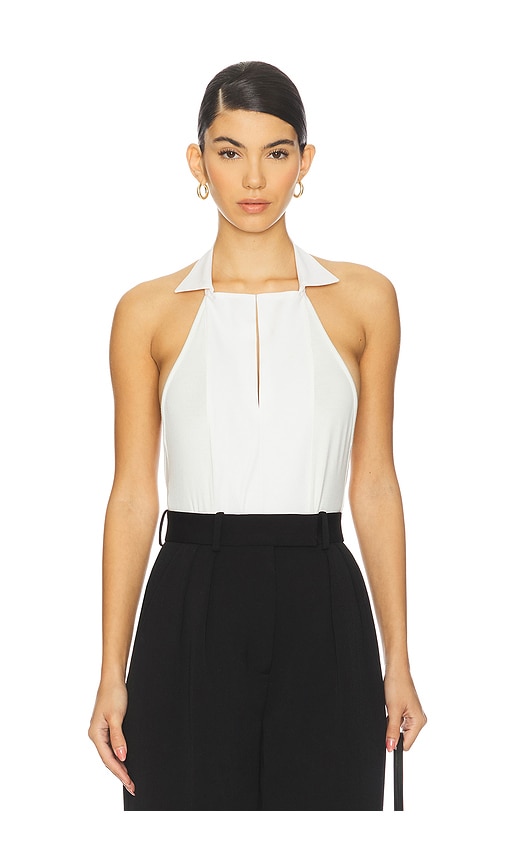 Bevza Manishka Bodysuit In White