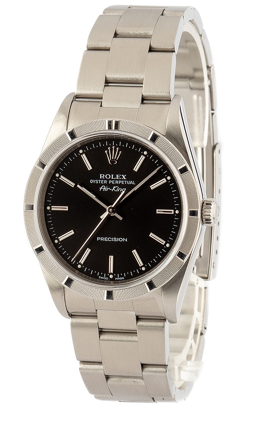 Bob's Watches x FWRD Renew Rolex Air-King 14010M in Stainless Steel & Black