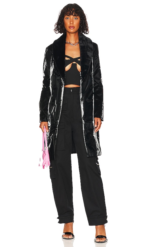 BY.DYLN Larsa Coat in Black