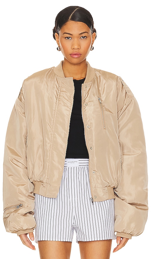 BY.DYLN Kai Bomber in Mushroom