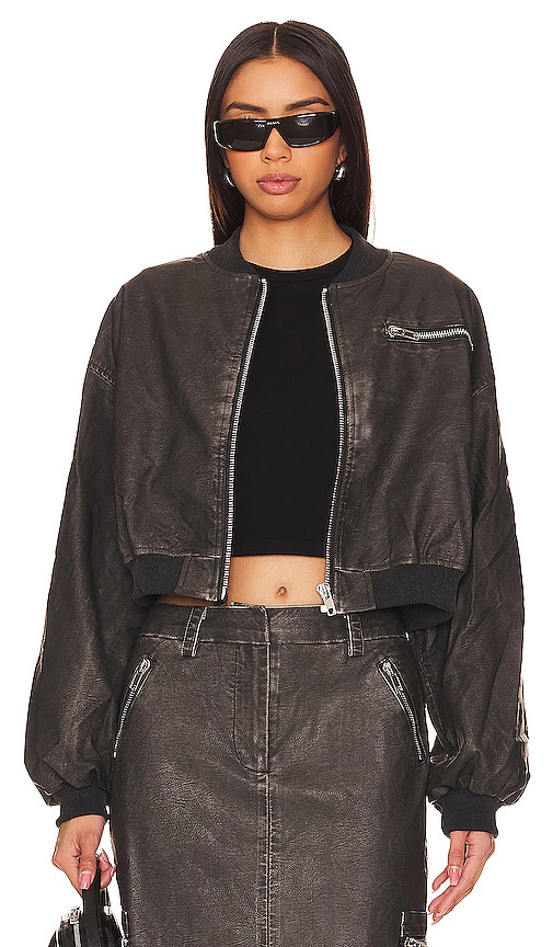 SPIRIT BOMBER IN DISTRESSED BROWN — Understated Leather