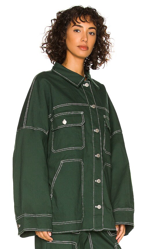 Shop By.dyln Cooper Jacket In Green