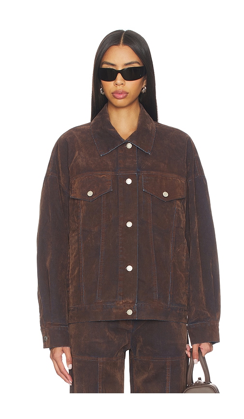  By.dyln Azalea Jacket In Chocolate. Size S. Also In Xs, M, L, Xl. 