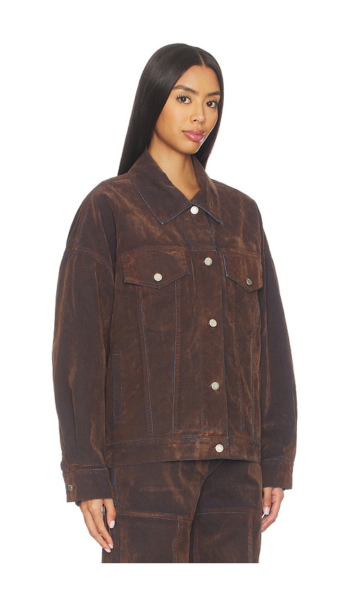  By.dyln Azalea Jacket In Chocolate. Size S. Also In Xs, M, L, Xl. 