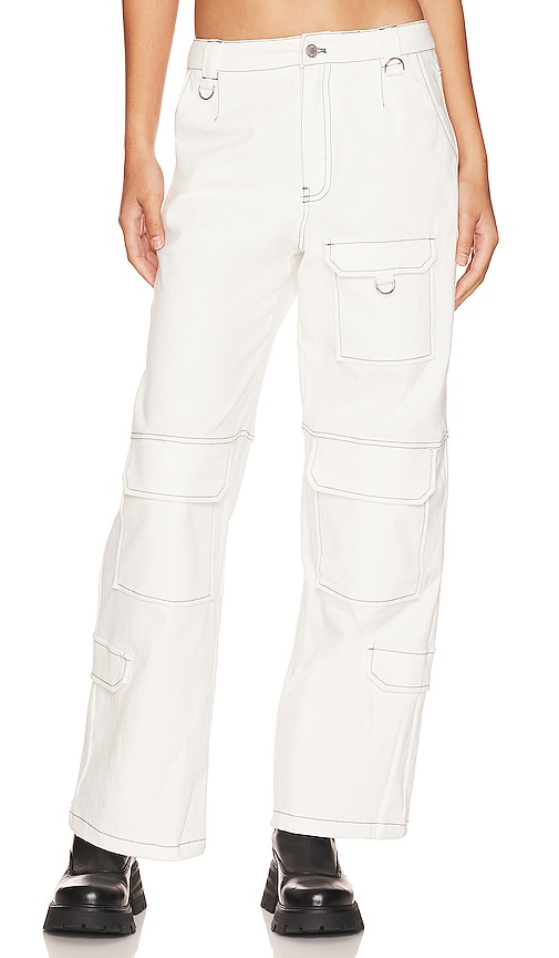 By.dyln Fargo Jeans In White