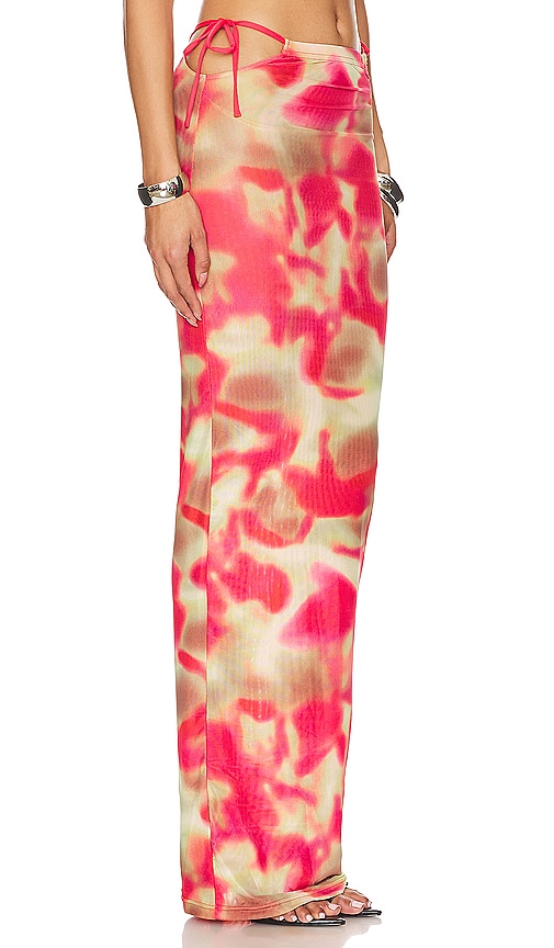 Shop By.dyln Maddi Maxi Skirt In Red