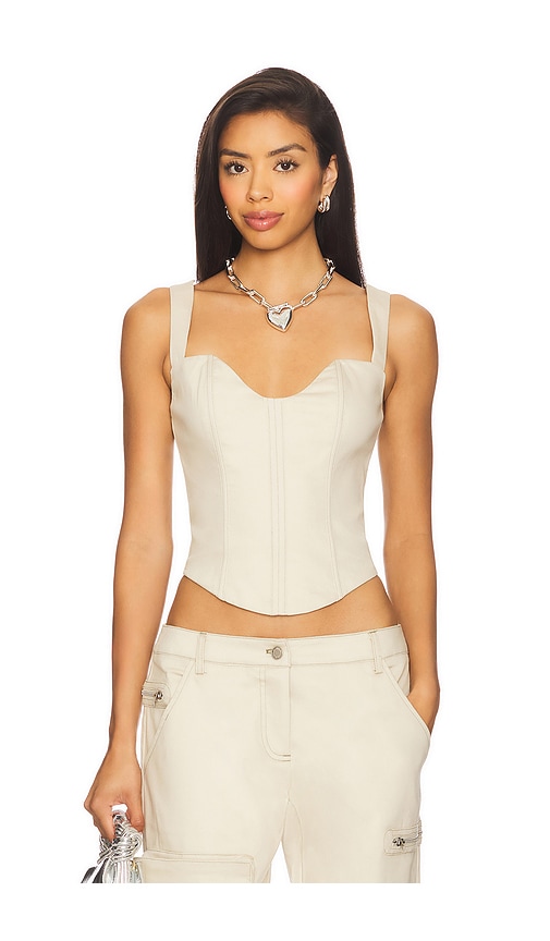 Lucious Bodice in Cream. - size XS (also in L, M, S)