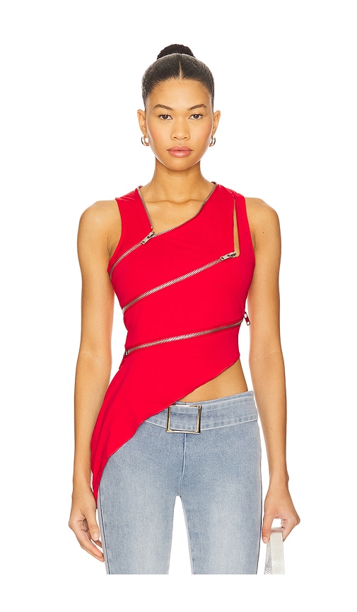 x REVOLVE Addison Top in Red. - size XS (also in L, M, S)