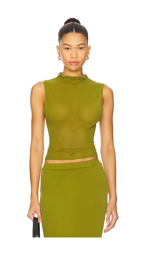 Imani Top in Green. - size XS (also in L, M, S, XL)