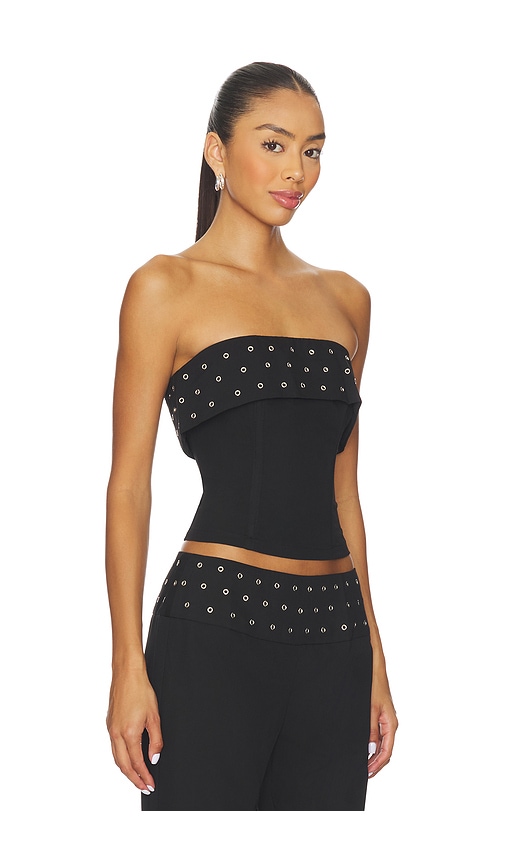 By.dyln Reeves Bodice Top In Black