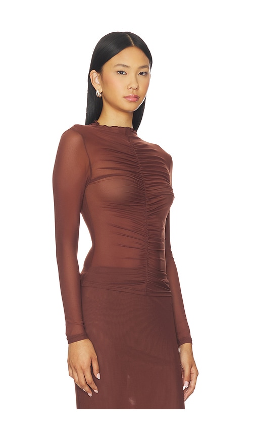 By.dyln Gem Top In Brown