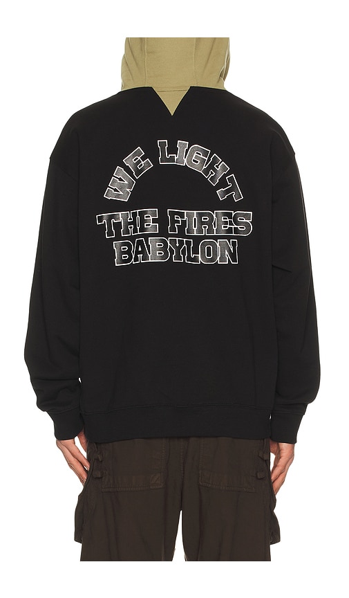  Babylon Sweatshirt In Black. Größe S. Also In M, L, Xl/1x. 