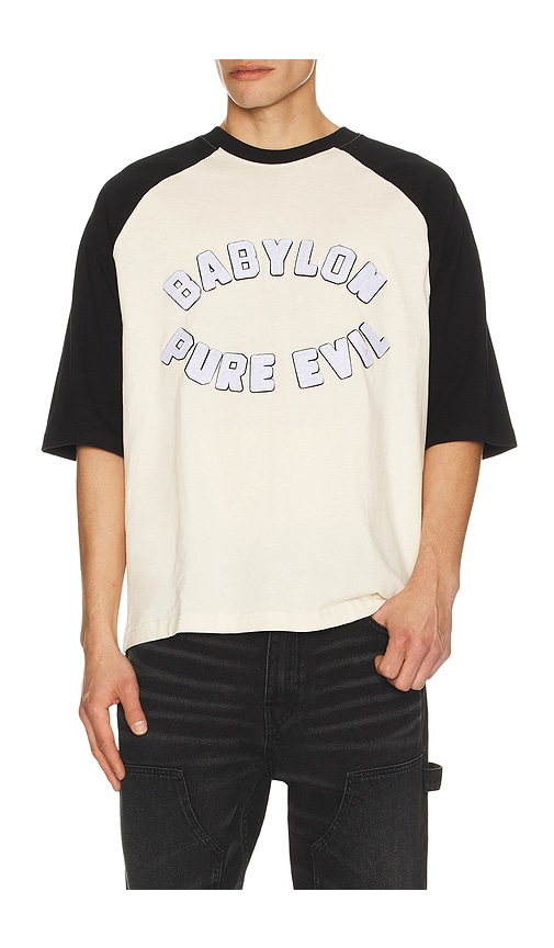 Babylon Pure Evil Raglan T-shirt In Nude