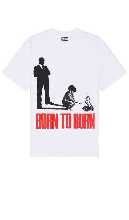 Shop Babylon Born To Burn T-shirt In 白色
