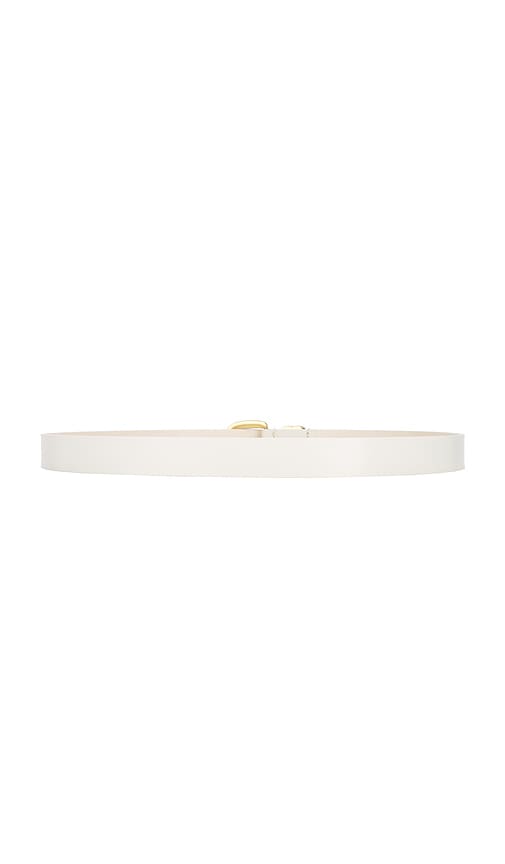 By Malene Birger Zoilo Adjustable Leather Belt In Cream