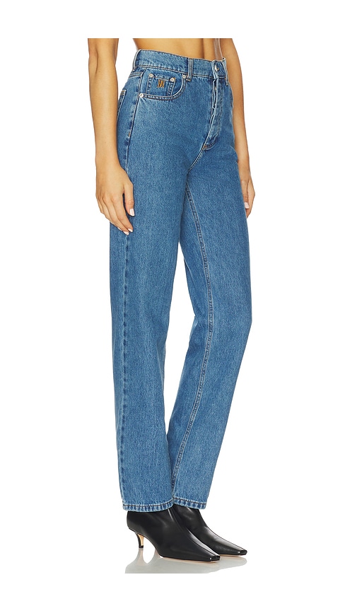 By Malene Birger Chicago High-rise Organic Cotton Denim Jeans In Multi