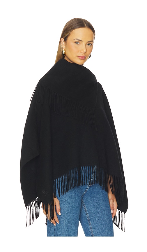 By Malene Birger Turtma Poncho In Black