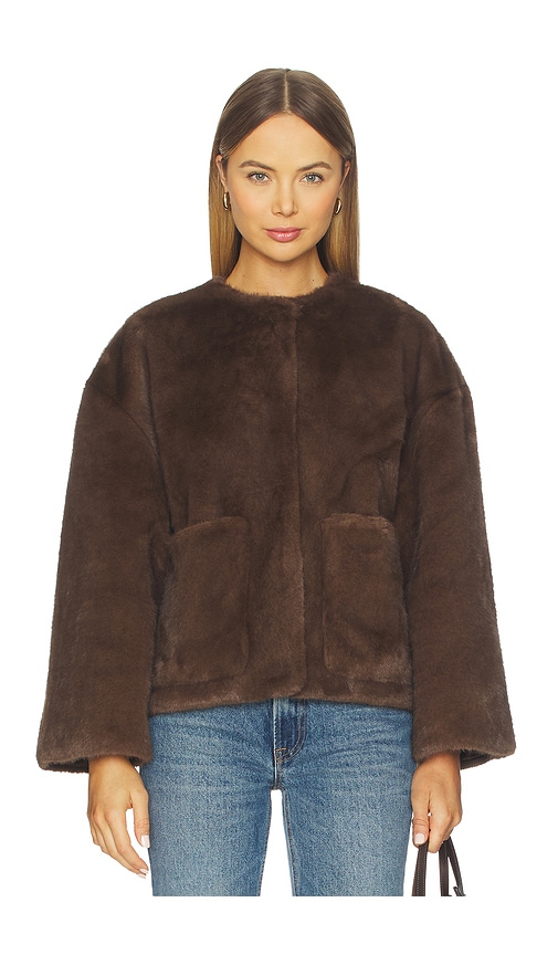 By Malene Birger Collar Tie Detail Casual Jacket In Brown
