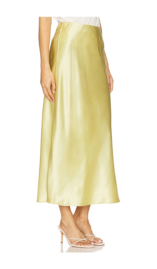 Shop By Malene Birger Boshan Skirt In Lemon