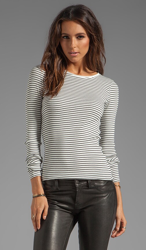 Striped Sailor Rib Franca Top