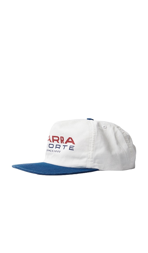 By Parra Sporte 5 Panel Hat In White