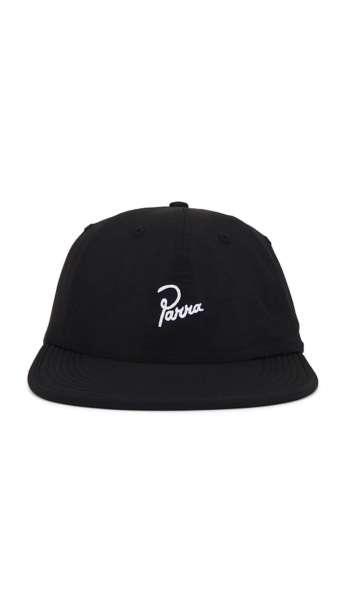 Shop By Parra Signature 6 Panel Hat In Black