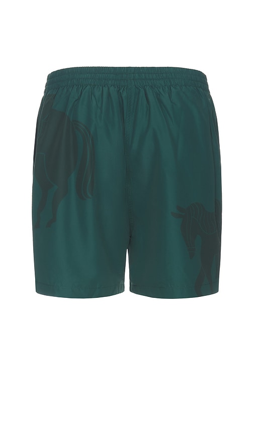 Shop By Parra Short Horse Shorts In Green