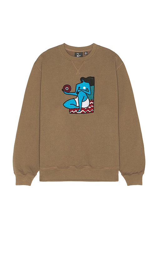 BY PARRA FUTURE VISIONS CREW NECK SWEATSHIRT 