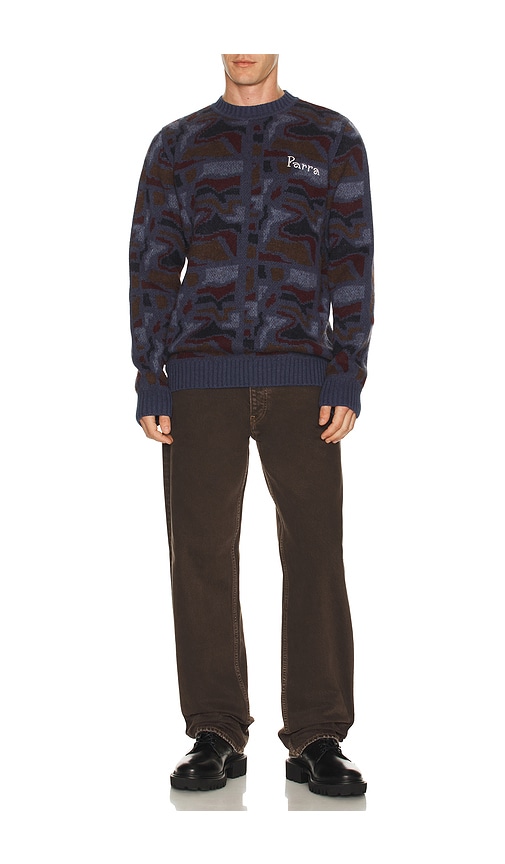  By Parra Strickpullover Repeat Ftp Booster In Blue. Größe S. Also In M. 