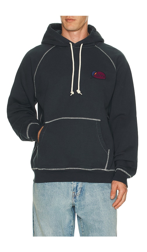 By Parra Circled Script Logo Hooded Sweatshirt