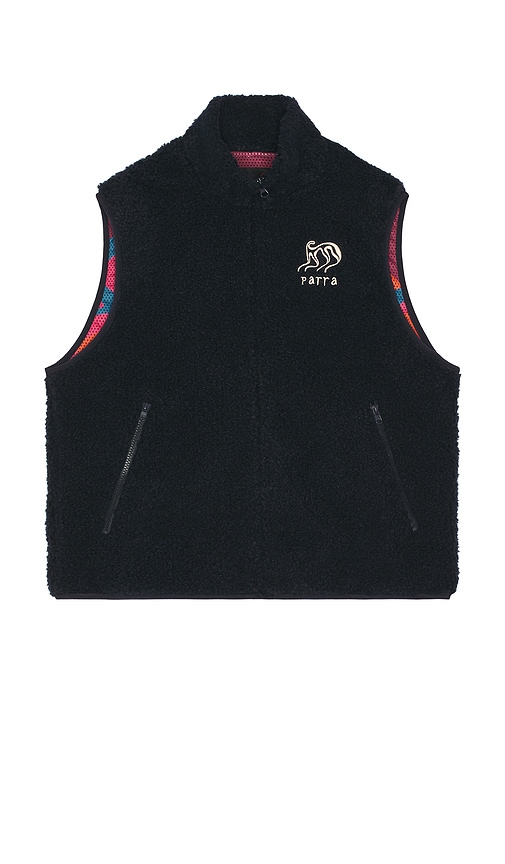 Shop By Parra Chest Alien Vest In Blue