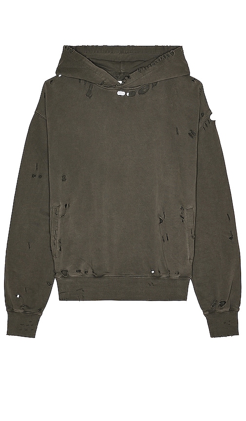 Agitator Distressed Hoodie