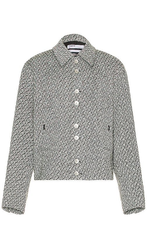 C2H4 Corbusian Weaving Jacket in Grey