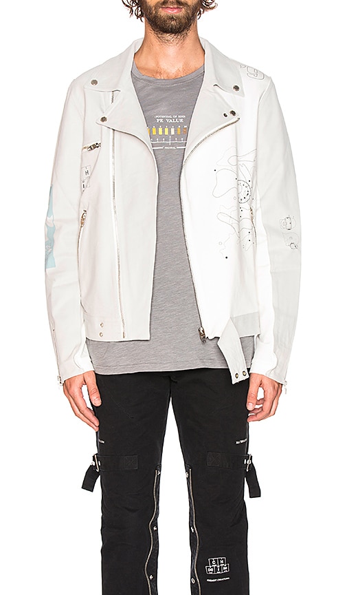 Deuxieme 【MY WHITE/マイホワイト】LEATHER ジャケット Deuxieme Classe ジャケット ライダースジャケット 【MY WHITE