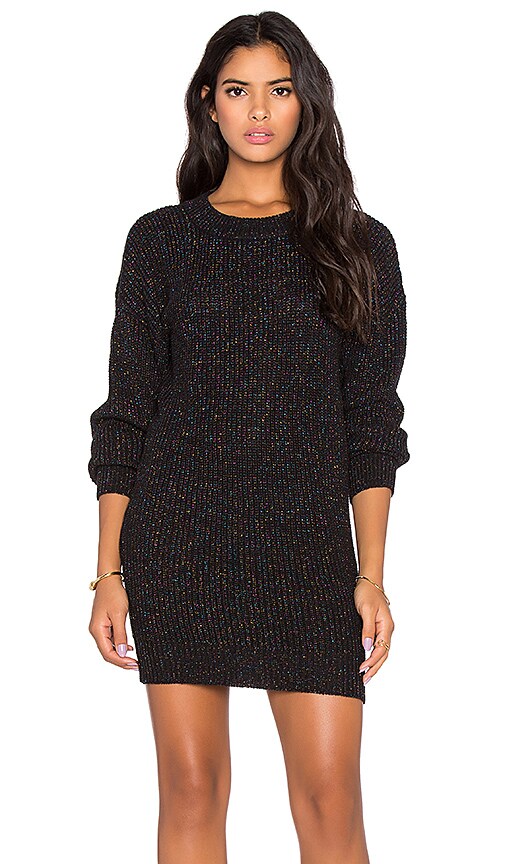 Callahan Sparkle Crewneck Sweater Dress 