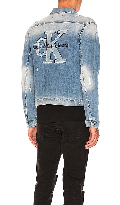 calvin klein jeans trucker jacket