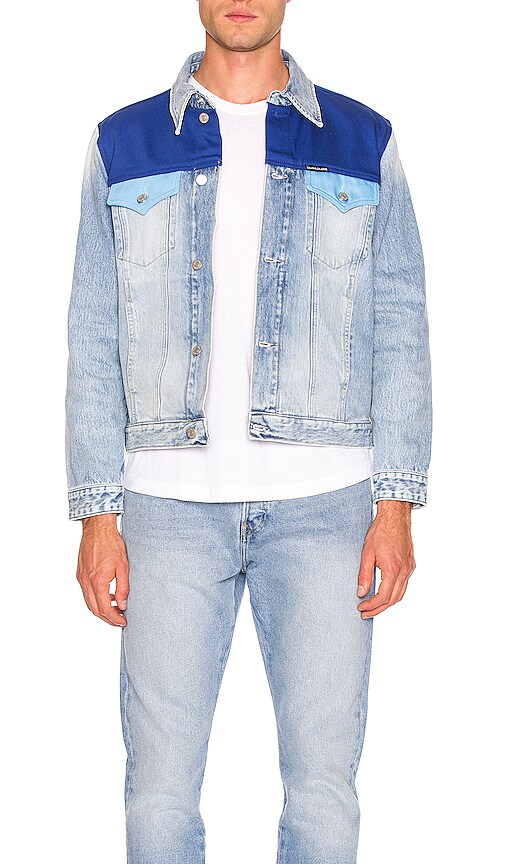 calvin klein foundation trucker jacket